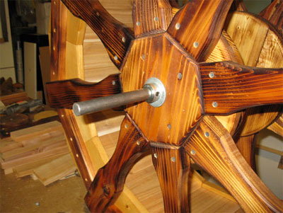 Woodworking wooden water wheel plans PDF Free Download