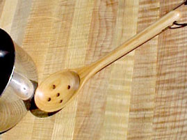 10 inch Shallow Spoon w/Holes