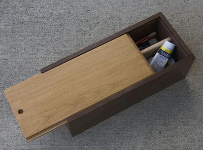 Paint Supply Box Lid On