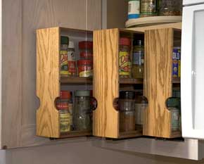 DIY Pull Out Spice Rack
