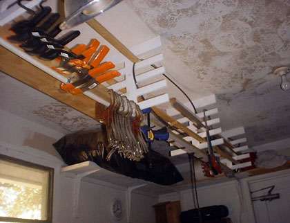 Clamp Storage Rack