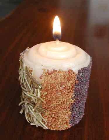 Decorated Candle