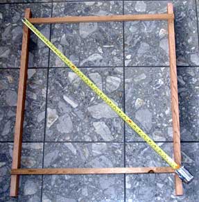 Square up ladder.