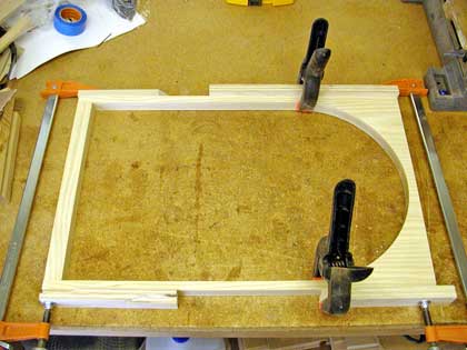Clamp the sides.
