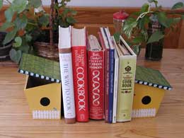 Recipe Box Bookends