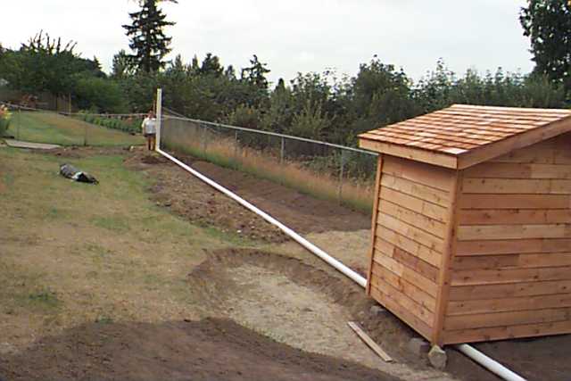 Feed Pipe for Waterfall