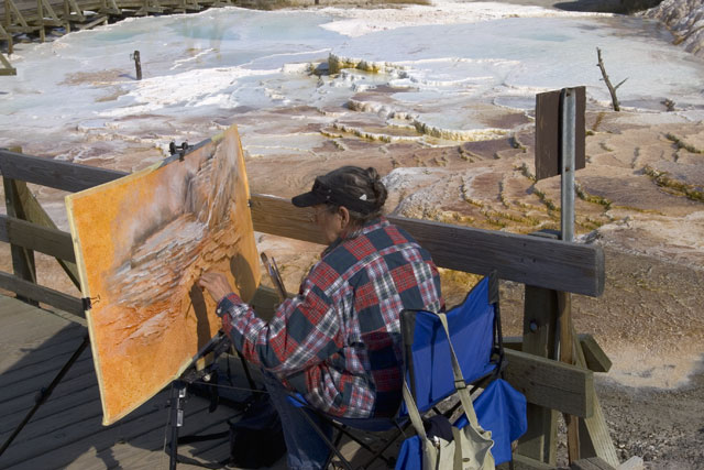 Painter at the Terraces