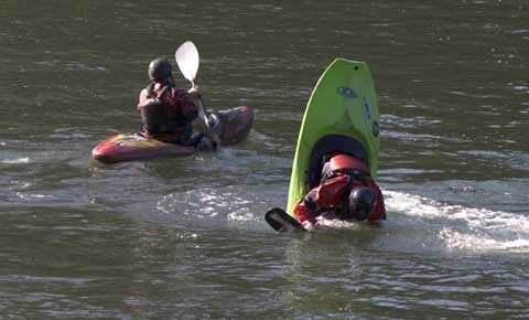 Kayak practice