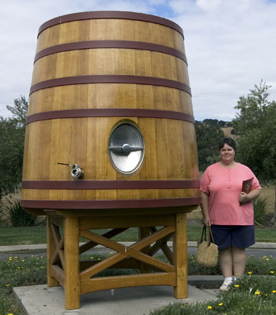 Marilyn at the barrel factory