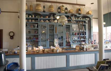 Inside the hardware store