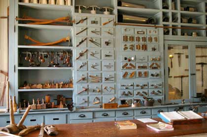 Inside the hardware store