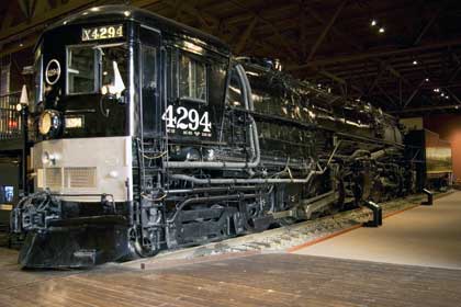 Outside the only cab-forward locomotive ever built